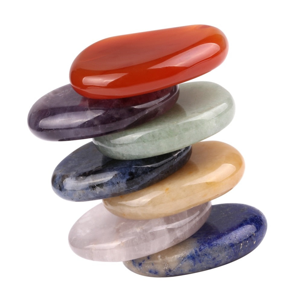 Chakra Palm Stone Set