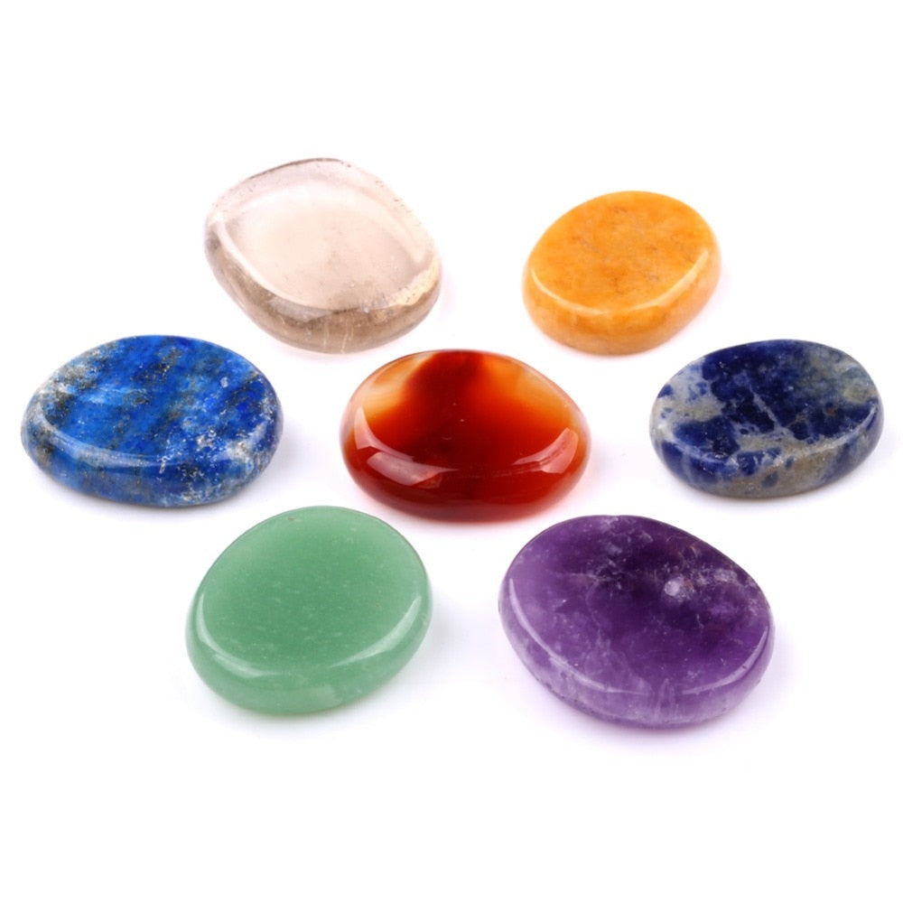 Chakra Palm Stone Set