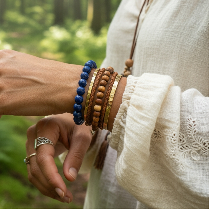 Lapis Lazuli Mala Bracelet