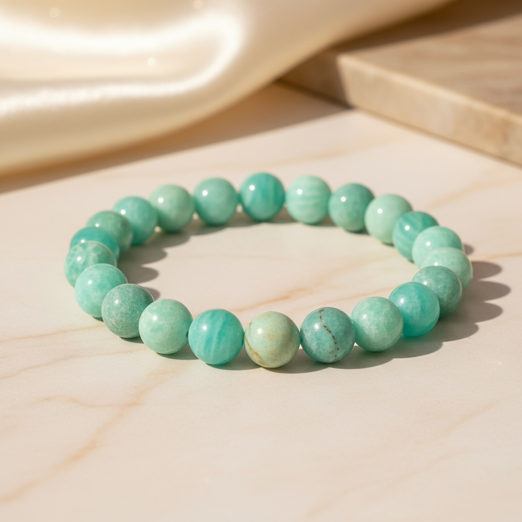 Amazonite Mala Bracelet