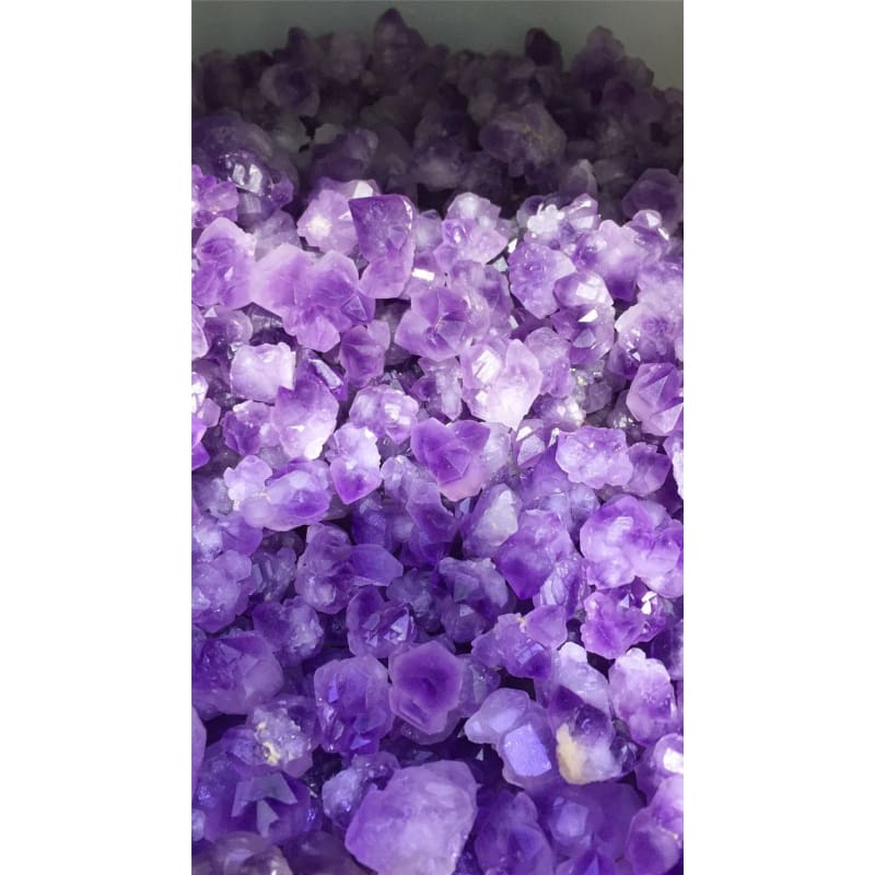 6 Pcs Rough Purple Fluorite Clusters