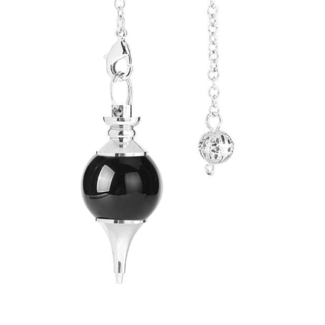 Balance Stone Dowsing Pendulum - Black Onyx