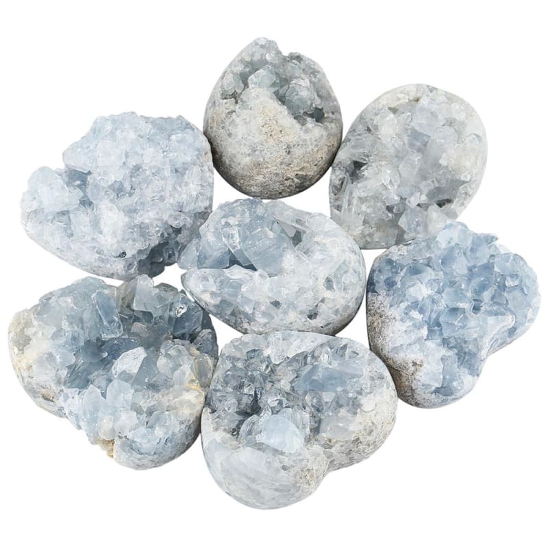Blue Celestite Mineral Healing Crystal Geode
