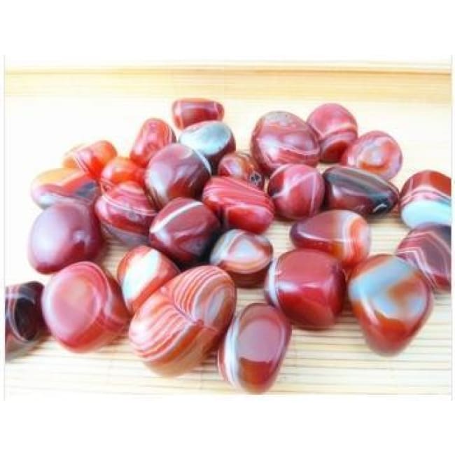 Carnelian Tumbled Stones (100 Grams) (5-10 Stones)