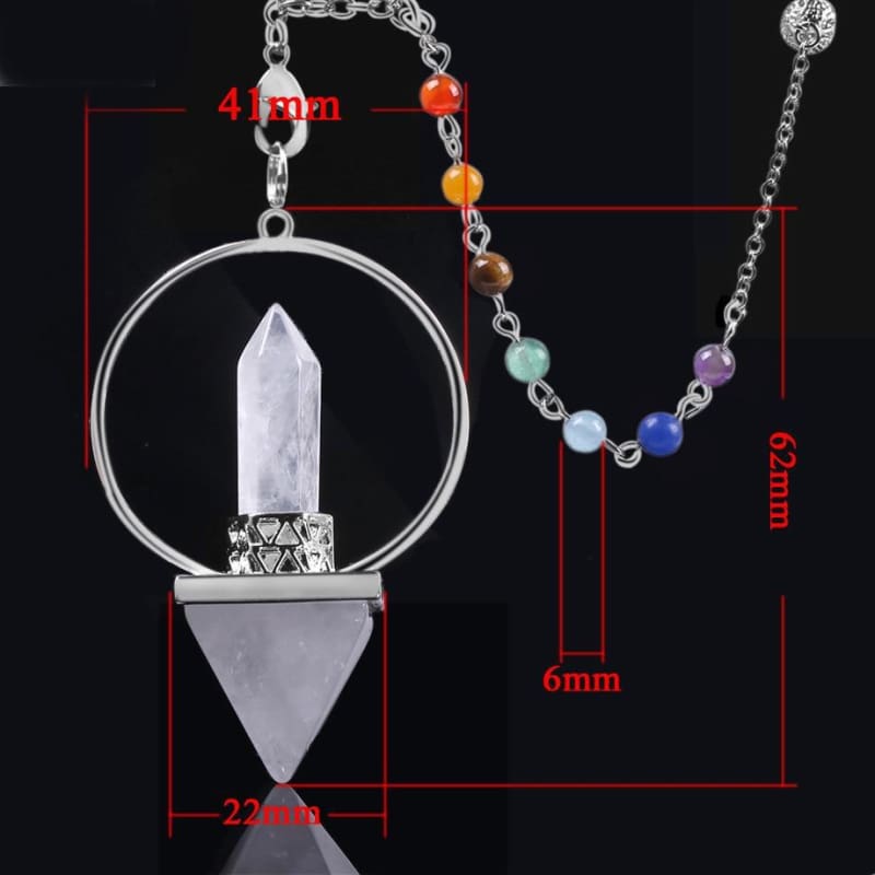 Chakra Reiki Healing Pendulum For Dowsing & Divination