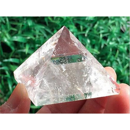 Clear Quartz Crystal Pyramid