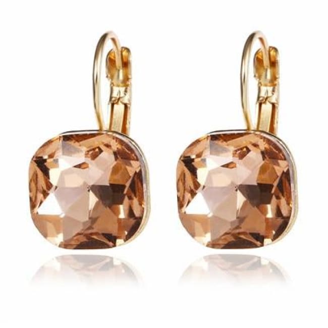 (Clearance) Fashion Crystal Earrings (6 Colors Available) - Xiangbinse