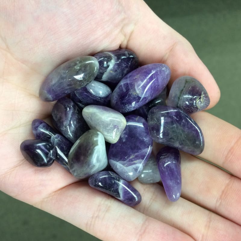 Dream Amethyst Tumbled Stones (100 Grams) (10-20 Stones)