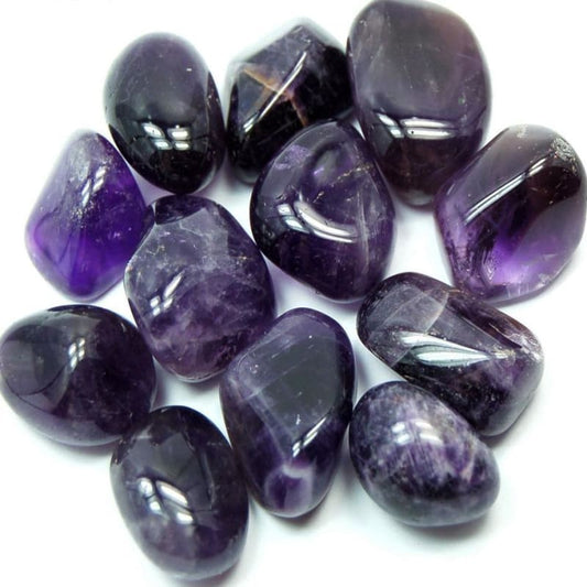 Dream Amethyst Tumbled Stones (100 Grams) (10-20 Stones)