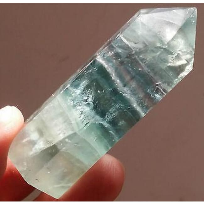 Fluorite Crystal Point Wand