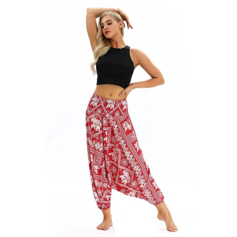 Low Leg Harem Pants One-Size Fits All So Comfortable!