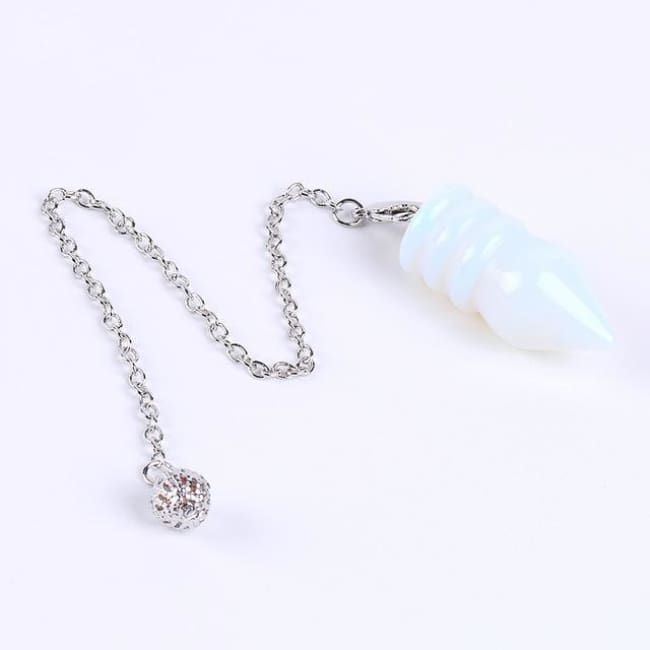 Natural Gem Stone Dowsing Pendulum - Opal
