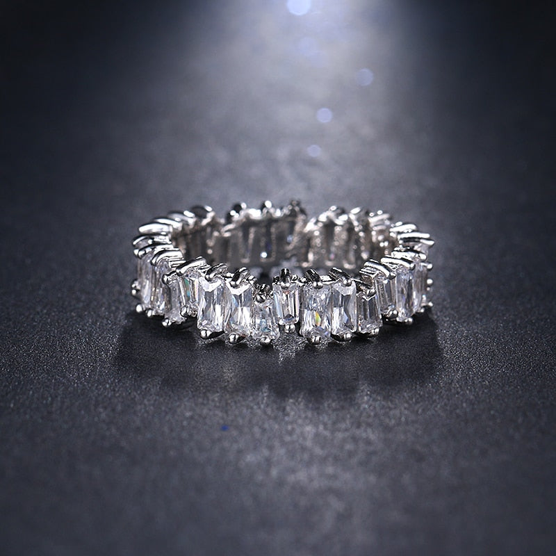 Cubic Zirconia Band Style Ring