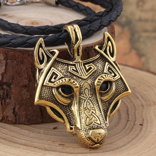 Viking God Fenrir the Wolf Pendant