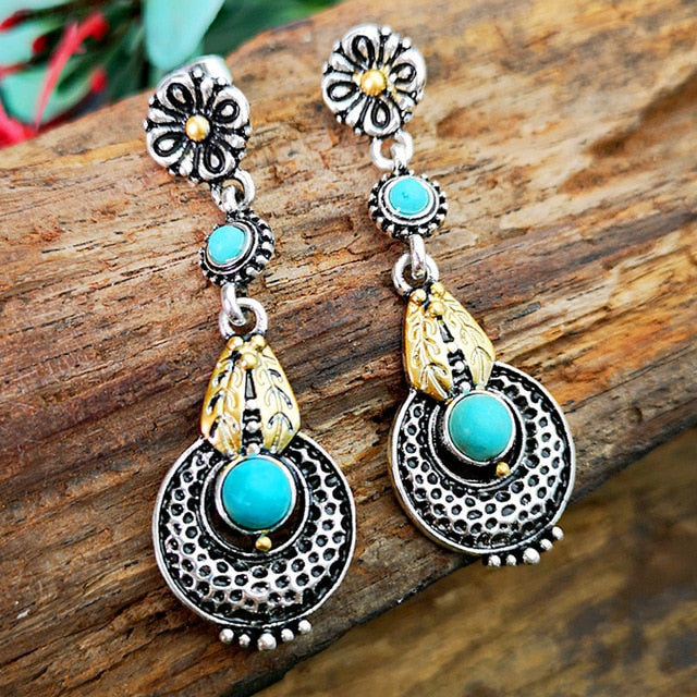 Ethnic Vintage Dangle Earrings
