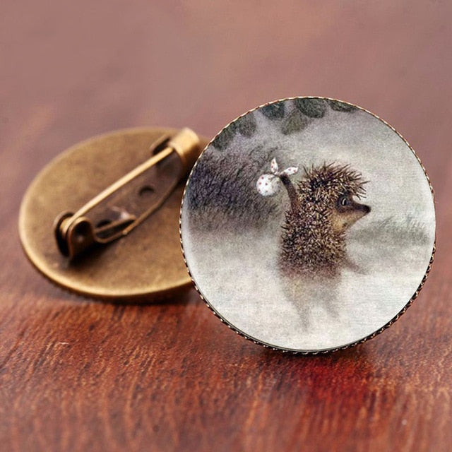 Vintage Hedgehog Brooch