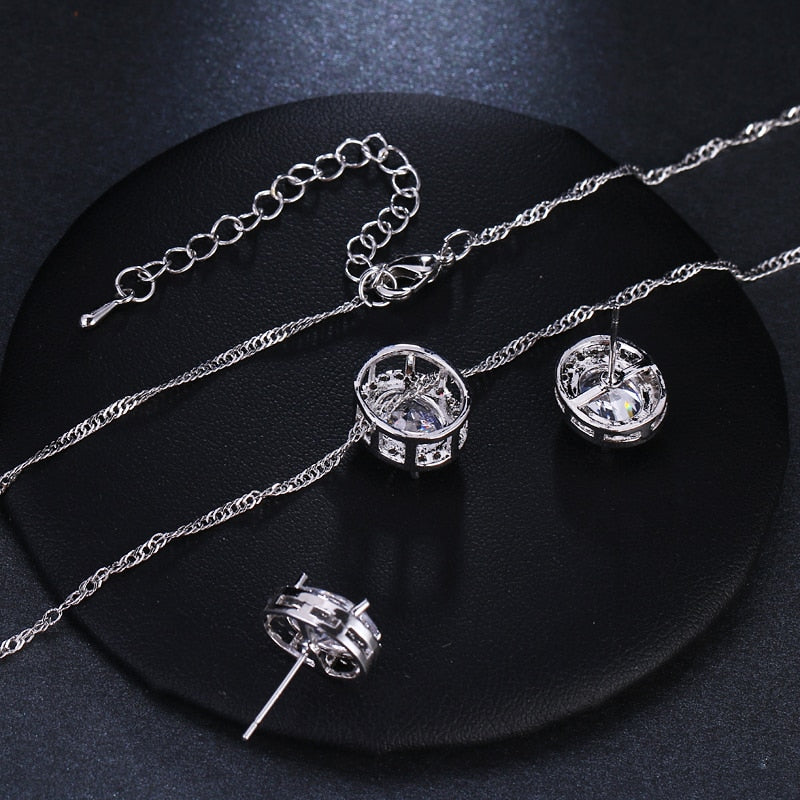 Cubic Zirconia Jewelry Set