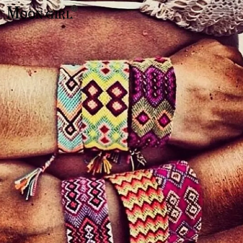 Thick Band Handmade Woven Friendship Bracelet