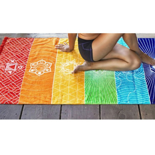 7 Chakra Wall Tapestry or Beach Towel