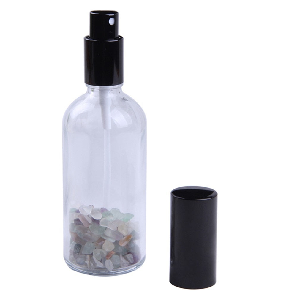 Amethyst, Aventruine or Fluorite Crystal Spray Bottle for Essential Oils