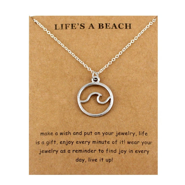 (CLEARANCE) Life is a Beach Necklaces Choose Your Charm