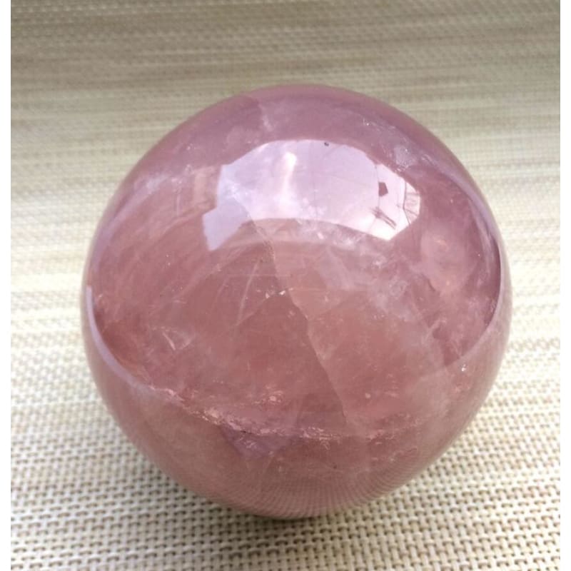 Rose Quartz Healing Crystal Sphere