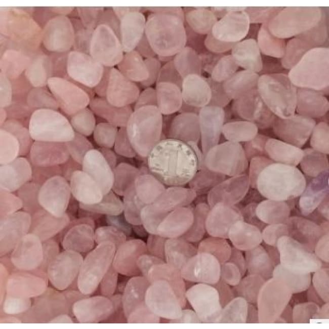 Rose Quartz Tumbled Stone (100 Grams) (10-20 Stones)